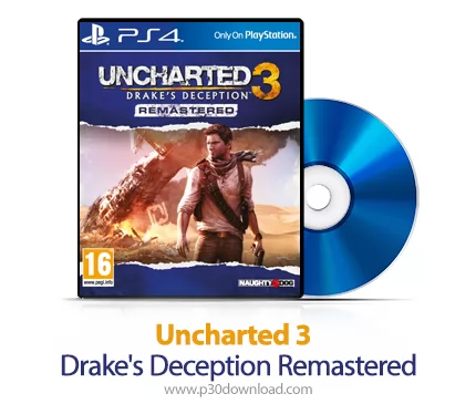 Uncharted 3 Drake s Deception Remastered PS4 بازی آنچارتد 3 فریب دری