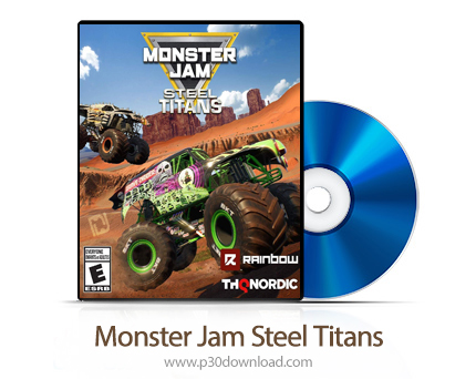 دانلود Monster Jam Steel Titans PS4 - بازی حرکات نمایشی اتومبیل های غول پیکر برای پلی استیشن 4 + نسخ