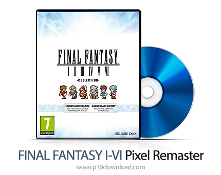 دانلود FINAL FANTASY I-VI Pixel Remaster PS4 - بازی بازسازی پیکسلی نهایی فانتزی 1-6 برای پلی استیشن