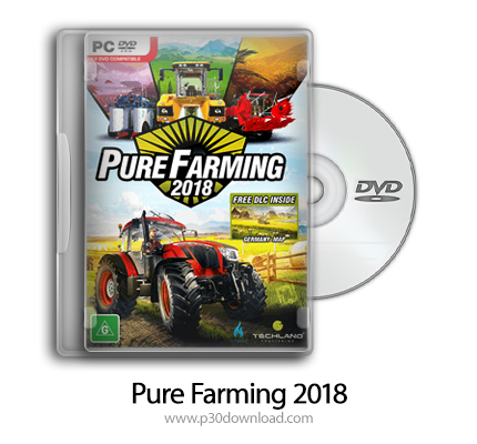 دانلود Pure Farming 2018 + Update v1.3.1 incl DLC-SKIDROW - بازی شبیه ساز کشاورزی 2018