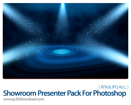 دانلود اکشن نمایش استیج - Show room Presenter Pack For Photoshop