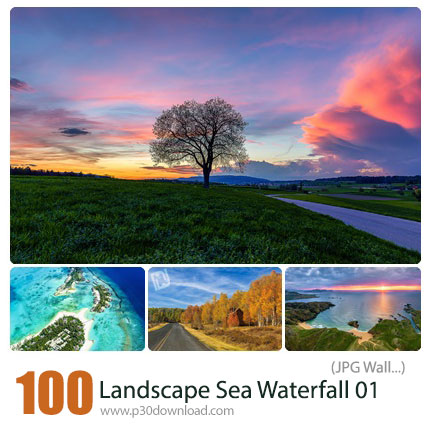 دانلود والپیپر های متنوع مناظر طبیعی - Nature Landscape Sea Waterfall 01
