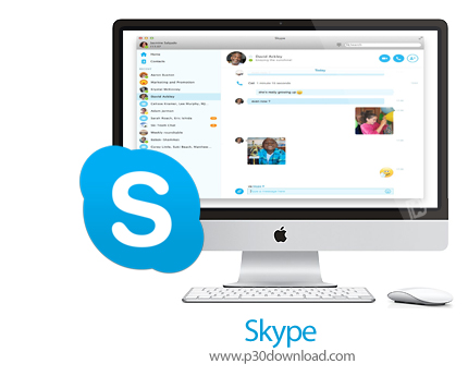 دانلود Skype v8.118.0.205 MacOS - نرم افزار تماس صوتی و تصویری رایگان از طریق اینترنت برای مک