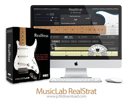 دانلود MusicLab RealStrat v5.0.2.7433 MacOS - نرم افزار تبدیل کامپیوتر به یک گیتار مجازی برای مک