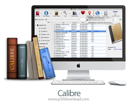 دانلود Calibre v7.9.0 MacOS - نرم افزار مدیریت، نمایش، تبدیل و دسته بندی کتابهای الکترونیکی برای مک