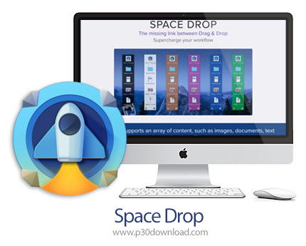 دانلود Space Drop v1.8.2 MacOS - نرم افزار جابه جایی انواع فایل برای مک