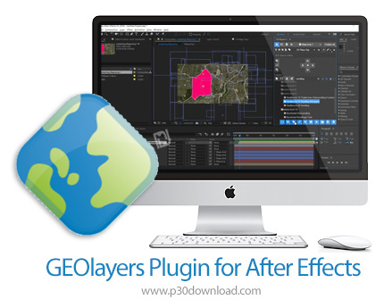 دانلود GEOlayers 2 v1.2.4 Plugin for After Effects MacOS - پلاگین ساخت نقشه های گرافیکی در افترافکت 