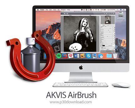 دانلود AKVIS AirBrush v6.0.637.16772 MacOS - پلاگین تبدیل تصاویر به نقاشی برای مک