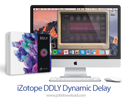 دانلود iZotope DDLY Dynamic Delay v1.01b MacOS - پلاگین تاخیر برای مک