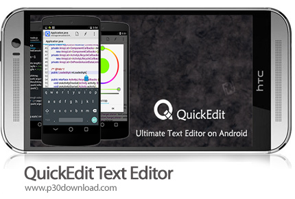 دانلود QuickEdit Text Editor v1.8.1 - برنامه موبایل ویرایشگر متن