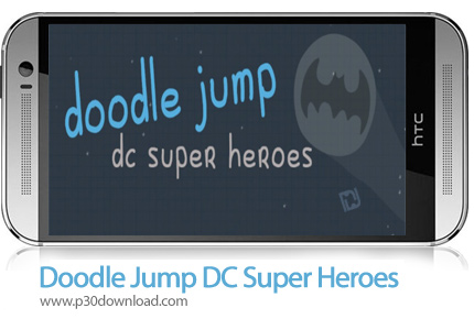 Doodle Jump DC Super Heroes. В костюме Бэтмена