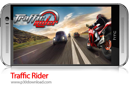 دانلود Traffic Rider v1.70 + Mod - بازی موبایل موتورسواری در ترافیک