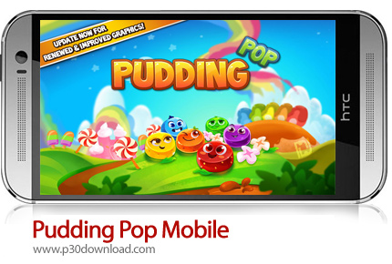 دانلود Pudding Pop Mobile v1.8.7 + Mod - بازی موبایل پودینگ پاپ