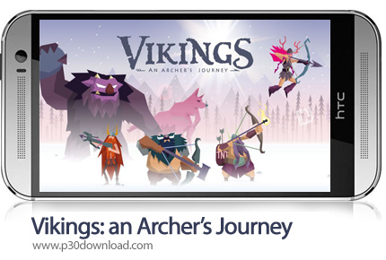 دانلود Vikings: an Archer's Journey v2.6 + Mod - بازی موبایل وایکینگ ها: سفر آرچر