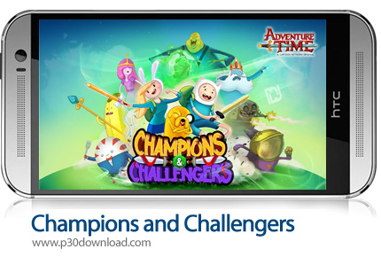 دانلود Champions and Challengers - Adventure Time v2.1 + Mod - بازی موبایل زمان ماجراجویی
