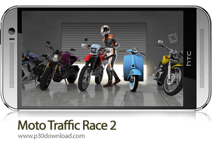دانلود Moto Traffic Race 2 v1.27 + Mod - بازی موبایل موتورسواری در ترافیک