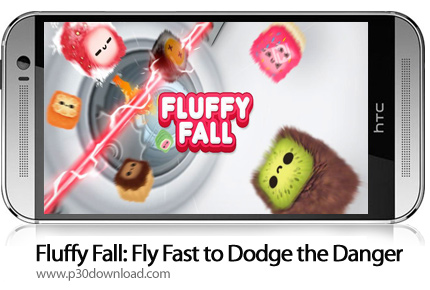 دانلود Fluffy Fall: Fly Fast to Dodge the Danger v1.0.12 + Mod - بازی موبایل سقوط
