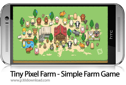 دانلود Tiny Pixel Farm - Simple Farm Game v1.4.11 - بازی موبایل مزرعه پیکسلی