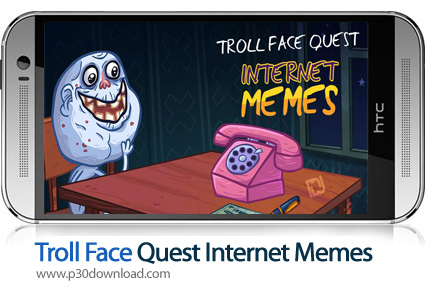 دانلود Troll Face Quest Internet Memes v2.2.7 + Mod - بازی موبایل صورت ترولی و شکلک های اینترنتی