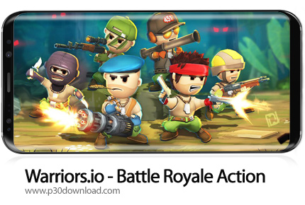 دانلود Warriors.io - Battle Royale Action v5.95 + Mod - بازی موبایل جنگجویان