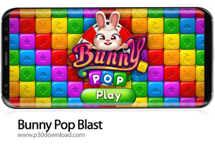 دانلود Bunny Pop Blast v21.0329.00 + Mod - بازی موبایل انفجار حباب های بانی