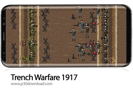 دانلود Trench Warfare 1917: WW1 Strategy Game v2.1 + Mod - بازی موبایل جنگ خندق ها ۱۹۱۷: جنگ جهانی ا