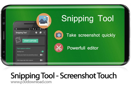 دانلود Snipping Tool - Screenshot Touch v1.14 - برنامه موبایل اسکرین شات سریع و آسان