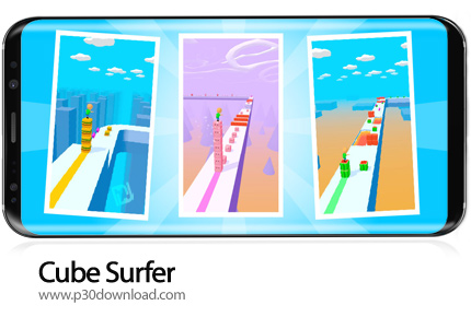 دانلود Cube Surfer v2.5.1 + Mod - بازی موبایل مکعب سوار