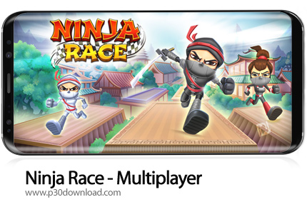 دانلود Ninja Race - Multiplayer v1.05 + Mod - بازی موبایل مسابقه نینجا