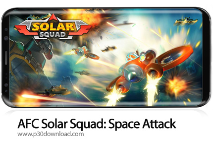 دانلود AFC Solar Squad: Space Attack v2.1.0 + Mod - بازی موبایل جوخه خورشید