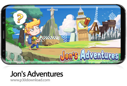 دانلود Jon's Adventures v1.29 + Mod - بازی موبایل ماجراجویی جان