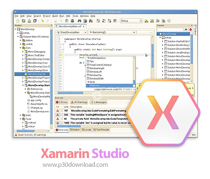 دانلود MonoDevelop Xamarin Studio v6.1.2.44 - نرم افزار برنامه نویسی زامارین استودیو