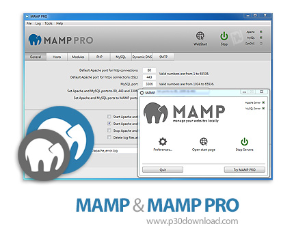 دانلود MAMP & MAMP PRO v5.0.6.7029 - نرم افزار شبیه سازی سرور در ویندوز