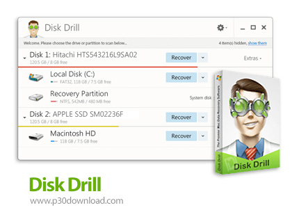 دانلود Disk Drill Enterprise v5.5.900.0 x64 + Professional v4.1.550.0 - نرم افزار بازیابی اطلاعات پا