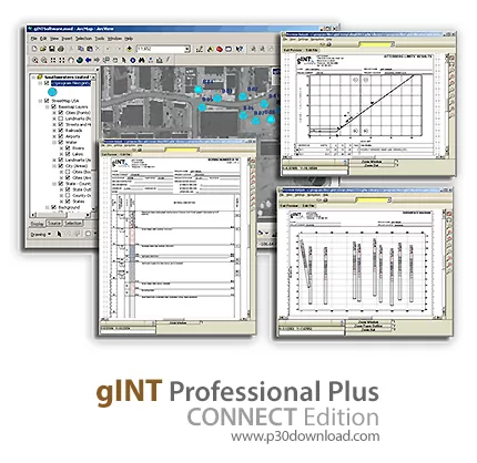 Datgel gINT Civil Tools Pro Plus CONNECT 10.02.00.20 مدیریت و گزارش دا...
