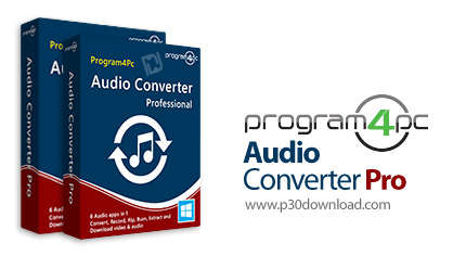 دانلود Program4Pc Audio Converter Pro v7.1 - نرم افزار تبدیل فرمت فایل های صوتی