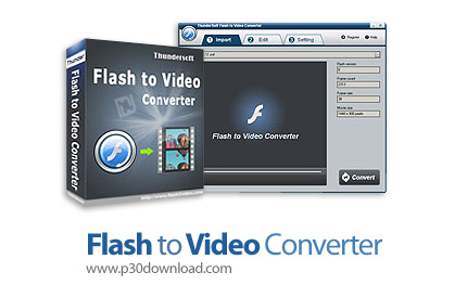 دانلود ThunderSoft Flash to Video Converter v5.4.0 - نرم افزار تبدیل فایل های فلش به سایر فرمت های و