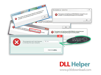 دانلود DLL Helper v1.0.4.2345 - نرم افزار برطرف کردن پیغام های خطای مربوط به دی ال ال