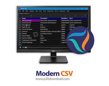دانلود Modern CSV v2.0.7 x64/v1.3.33a x86 - نرم افزار ویرایش فایل های سی اس وی