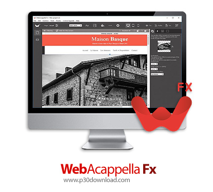 دانلود WebAcappella Fx v1.4.50 - نرم افزار طراحی سایت های ریسپانسیو بدون نیاز به کدنویسی