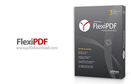 دانلود FlexiPDF Professional v2022.310.0415 - نرم افزار ایجاد و ویرایش فایل های پی دی اف