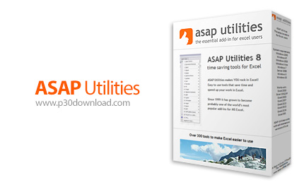 دانلود ASAP Utilities v8.6 RC3 - افزونه ای برای بهره مندی سریع و آسان از امکانات اکسل