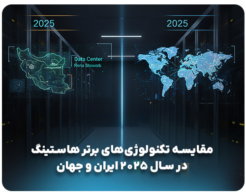 مقایسه تکنولوژیهای برتر هاستینگ در سال 2025 ایران و جهان