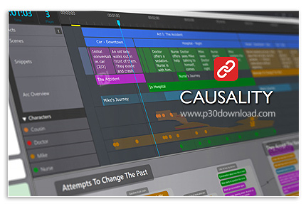 دانلود Causality Story Sequencer v4.1.2 - نرم افزار توسعه داستان، فیلمنامهنویسی و طراحی ساختار روای