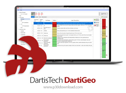دانلود DartisTech DartiGeo v1.0 - نرمافزار یکپارچهسازی فرآیندهای مطالعات خاک، تحلیل داده و طراحی