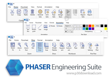 دانلود PHASER Engineering Suite v1.0.13 - نرم افزار مهندسی فرآیند و تحلیل هیدرولیکی شبکه لولهکشی صن