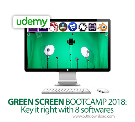 دانلود Udemy GREEN SCREEN BOOTCAMP 2018: Key it right with 8 softwares - آموزش کار با صفحه سبز در 8 