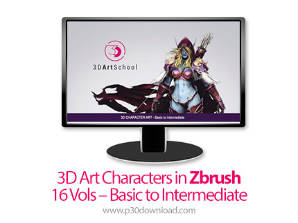 دانلود FlippedNormals - 3D Art Characters in Zbrush - 16 Vols - Basic to Intermediate - آموزش مقدمات