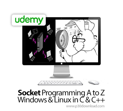 دانلود ++Udemy Socket Programming A to Z - Windows & Linux in C & C - آموزش کامل برنامه نویسی سوکت د