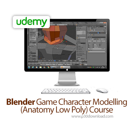 دانلود Udemy Blender Game Character Modelling (Anatomy Low Poly) Course - آموزش مدلسازی کاراکتر بازی